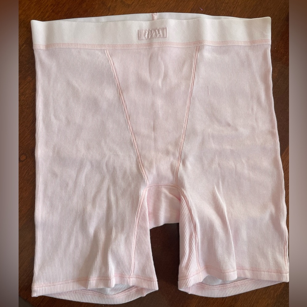 SKIMS Light Pink Shapewear Shorts